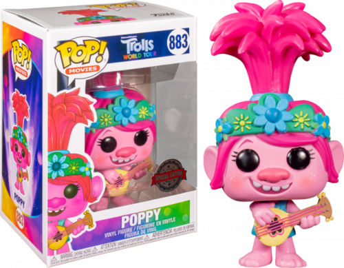 Trolls World Tour - Queen Poppy with Guitar