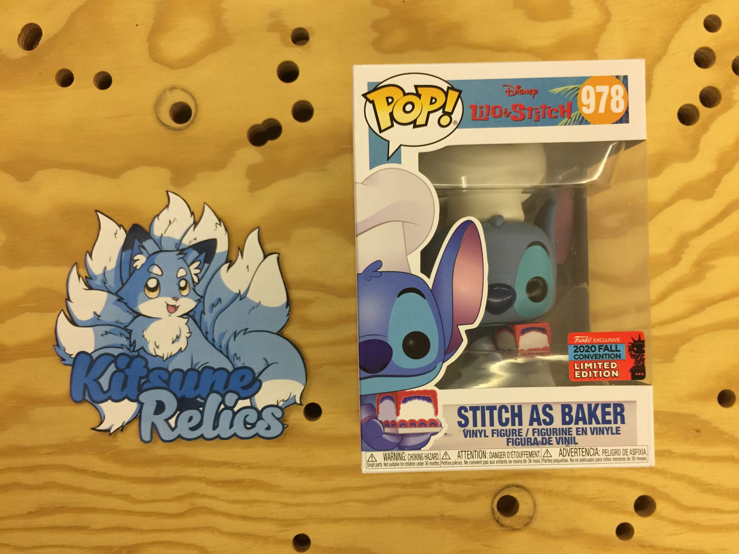 stitch as baker funko pop