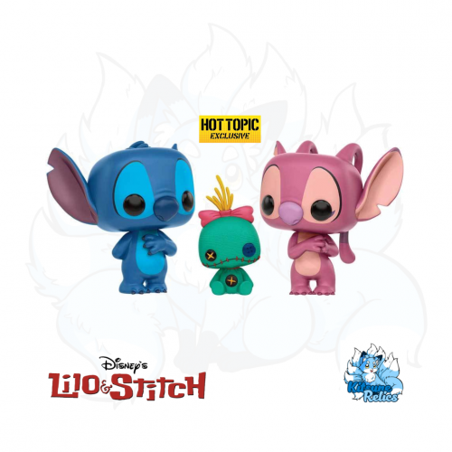 Lilo and Stitch - Stitch with Angel and Scrump