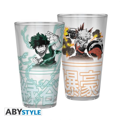 My Hero Academia - Large Glass - Izuku & Bakugo