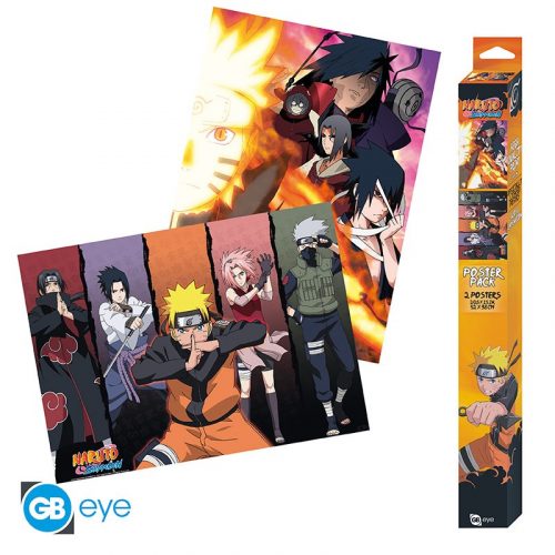 Naruto Shippuden - Set 2 Chibi Posters - Groups (52x38)