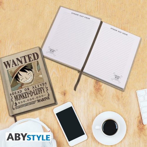 Abystyle - One Piece - A5 Notebook - Wanted Luffy - Image 6