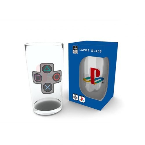 Playstation - Large Glass - Buttons