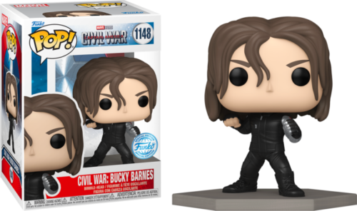 Funko - Marvel - Captain America: Civil War - Bucky Barnes Build-A-Scene