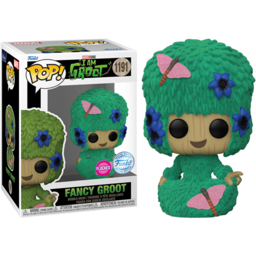 Funko - Marvel - I Am Groot - Fancy Groot Flocked (#1191)