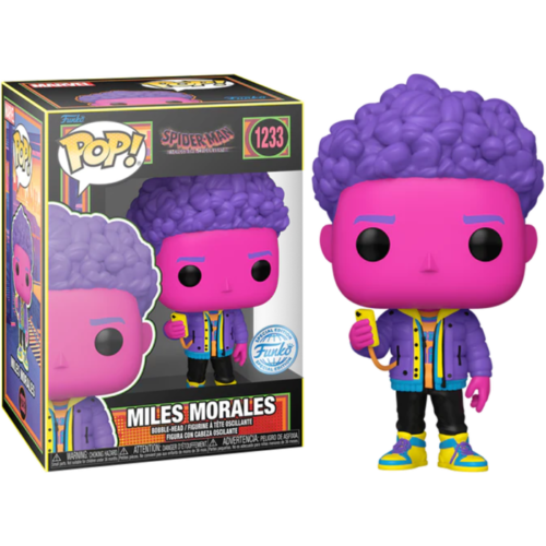 Funko - Marvel - Spider-Man Across the Spider-Verse - Miles Morales Blacklight (#1233)