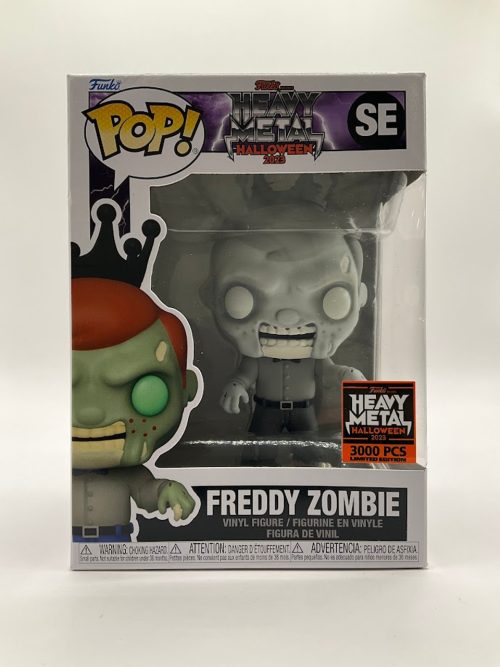 Funko – Heavy Metal Halloween 2023 – Freddy Funko as Zombie Black and White (#SE) (Damaged)