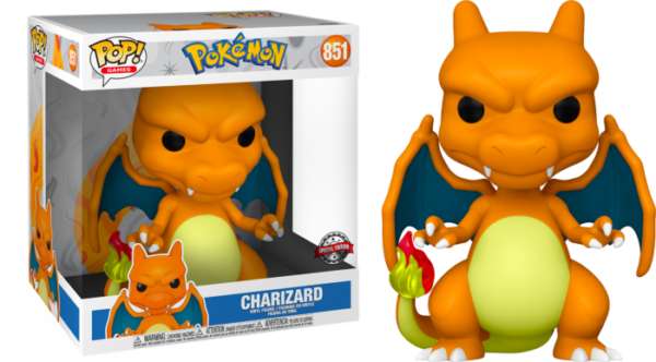 Funko Pokemon Charizard Jumbo 10 Inch 851 Kitsune Relics