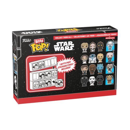 Funko - Star Wars - Han Solo, Chewbaccca, Greedo and Mystery Bitty Pop (#Series 3) - Image 2