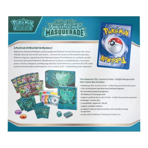 TCG - Pokémon - Scarlet & Violet 6 - Twilight Masquerade - Elite Trainer Box (189-85798) - Image 3
