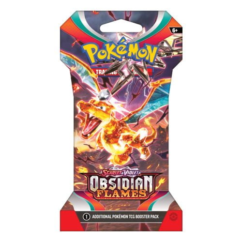 TCG - Pokémon - Scarlet & Violet 3 - Obsidian Flames - Sleeved Booster Pack (186-85516)