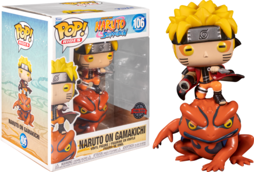 Funko - Naruto Shippuden - Naruto on Gamakichi Ride (#106)