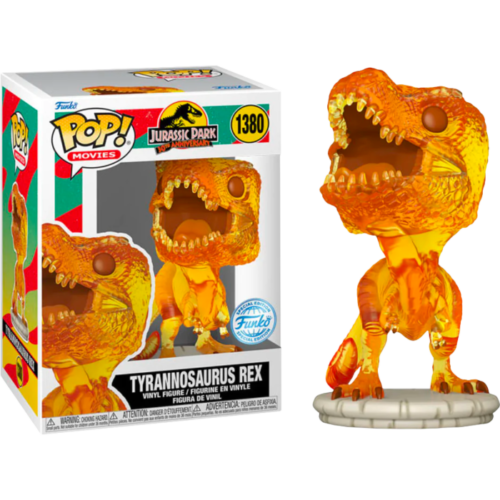 Funko - Jurassic Park - Tyrannosaurus Rex Amber Translucent (#1380)