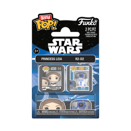 Funko – Star Wars Bitty Pop! 2-pack – Princess Leia And R2-d2