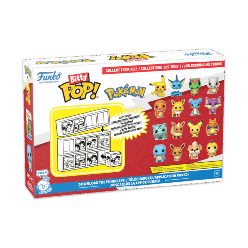 Funko – Pokémon 4-Pack Bitty Pop (#Series 3)
