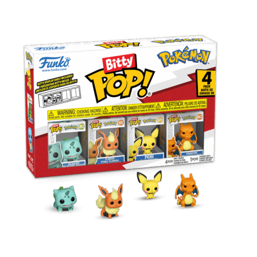 Funko – Pokémon 4-Pack Bitty Pop (#Series 3)