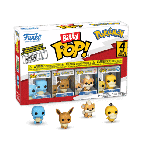 Funko – Pokémon 4-Pack Bitty Pop (#Series 4)