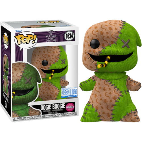 Funko – Disney – The Nightmare Before Christmas – Oogie Boogie Patchwork Flocked (#1634)