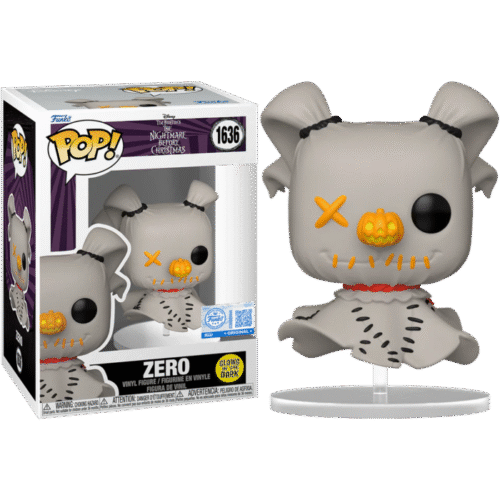 Funko – Disney – The Nightmare Before Christmas – Zero Patchwork GITD (#1636)