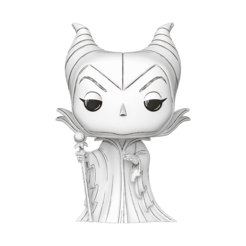 Funko – Disney – Sleeping Beauty – Maleficent Sketched Deco (#1648)
