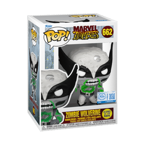 Funko – Marvel – Wolverine – Zombie Wolverine Black and White GITD (#662)