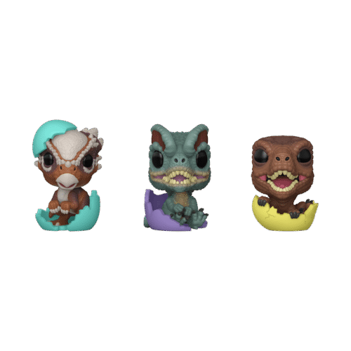 Funko – Jurassic World – Hatchling from Easter Eggs Pocket Pop (#3-Pack)