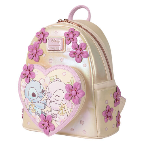 Cute Stitch Disney Loungefly Backpack 26cm-3
