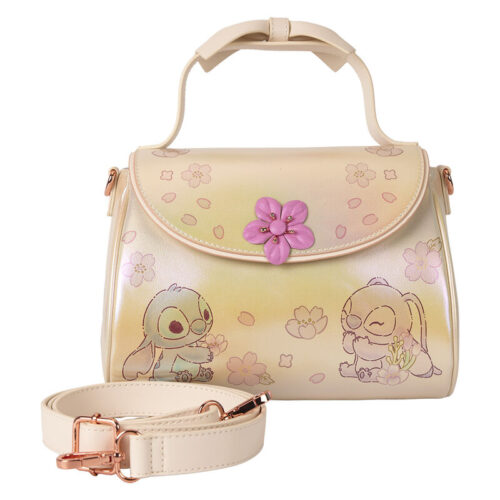 Loungefly – Disney – Cute Cherry Blossom Stitch Crossbody Bag