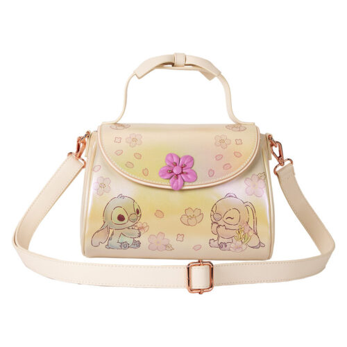Loungefly – Disney – Cute Cherry Blossom Stitch Crossbody Bag