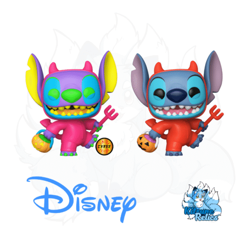 Funko – Disney – Lilo and Stitch – Devilish Stitch Black Light Chase Bundle (#1701)