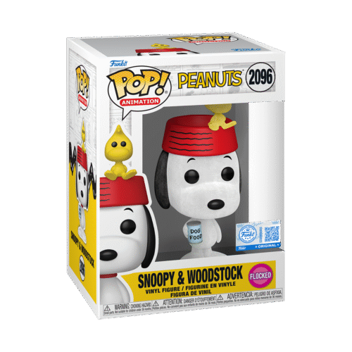Funko – Peanuts – Snoopy and Woodstock Flocked (#2096)