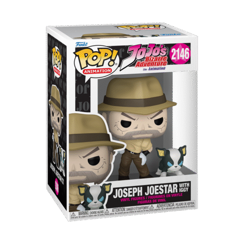 Funko – JoJo’s Bizarre Adventure – Joseph Joestar with Iggy (#2146)