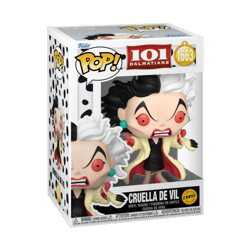 Funko – Disney – 101 Dalmatians – Cruella de Vil Classic Chase Bundle (#1663)