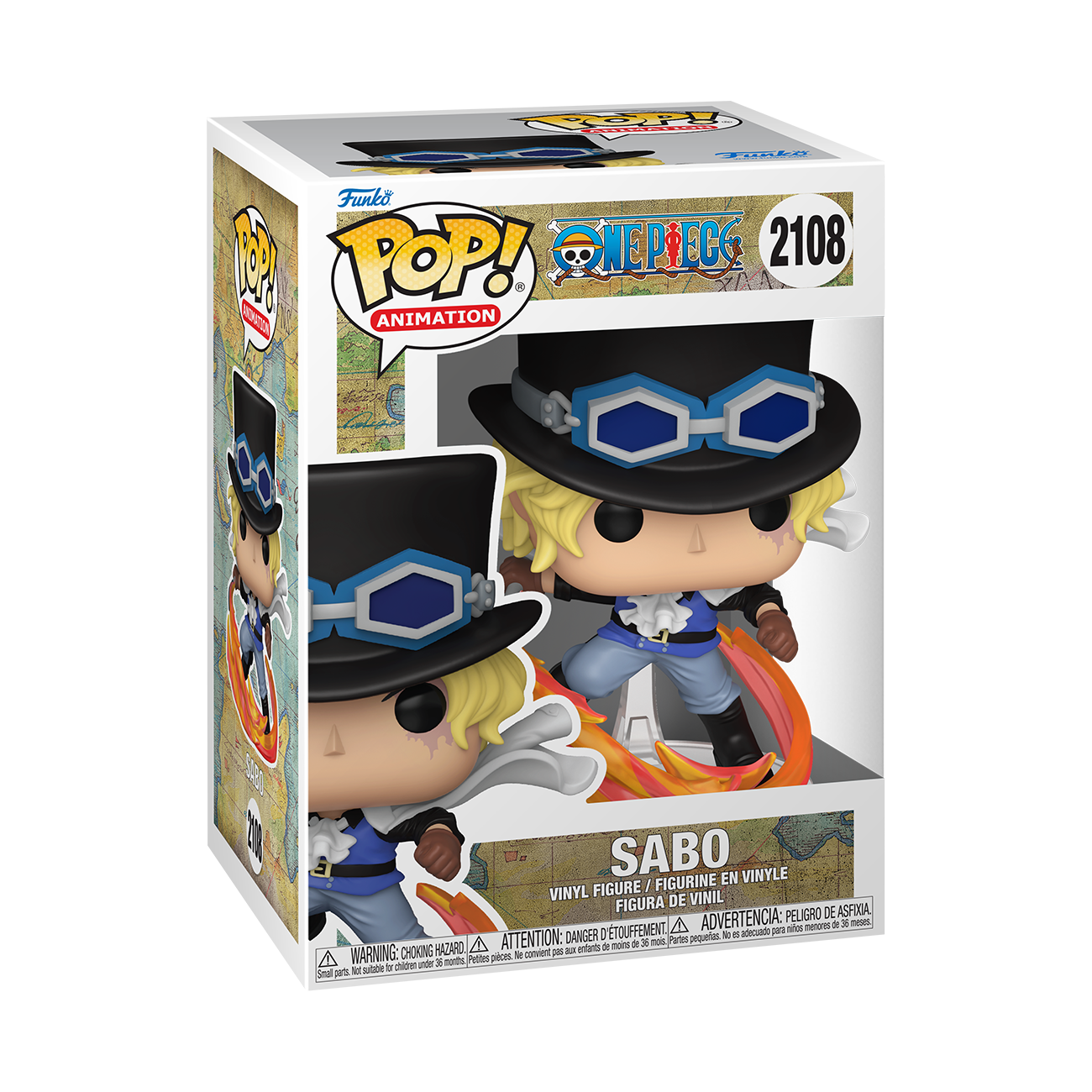 Funko - One Piece - Sabo Attacking with Pipe (#2108)