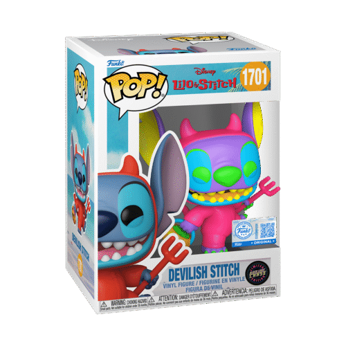 Funko – Disney – Lilo and Stitch – Devilish Stitch Black Light Chase Bundle (#1701)