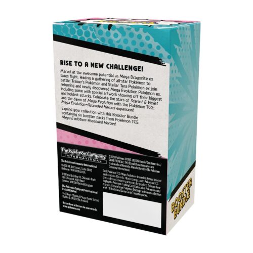 TCG – Pokémon – Mega Evolution – Ascended Heroes Booster Bundle (10-10315-101)