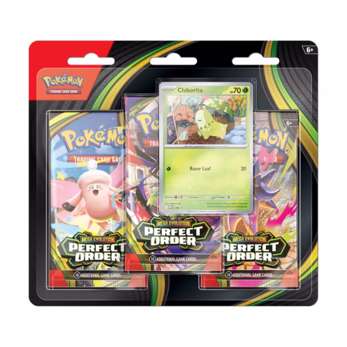 TCG – Pokémon – Mega Evolution – Perfect Order 3-pack Blister (10-10375-108)
