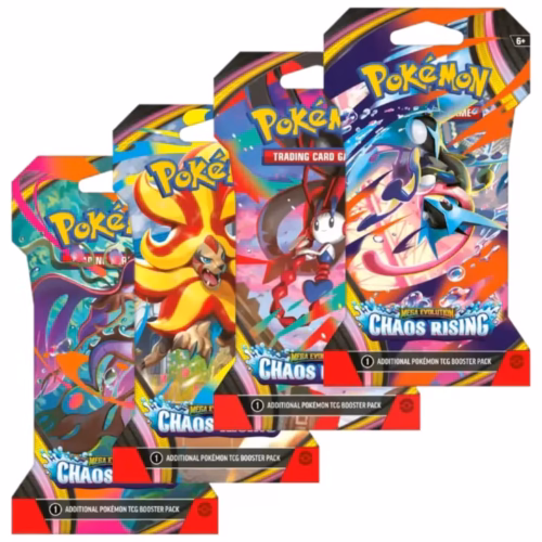 TCG – Pokémon – Mega Evolution – Chaos Rising Sleeved Booster Box (10-10404-102)