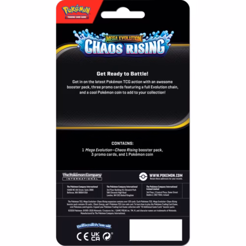 TCG – Pokémon – Mega Evolution – Chaos Rising Premium Blister (10-10405-108)