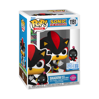 Funko – Sonic the Hedgehog – Shadow with Dark Chao Flocked (#1151)