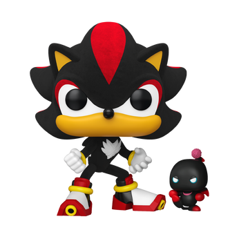 Funko – Sonic the Hedgehog – Shadow with Dark Chao Flocked (#1151)