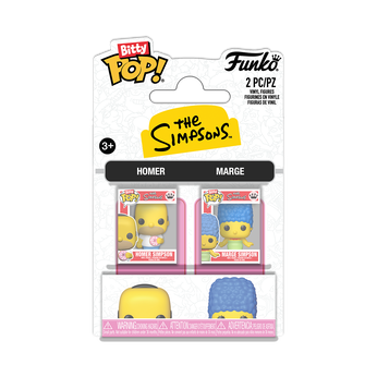 Funko – The Simpsons – Homer and Marge Simpson 2-Pack (#Bitty)